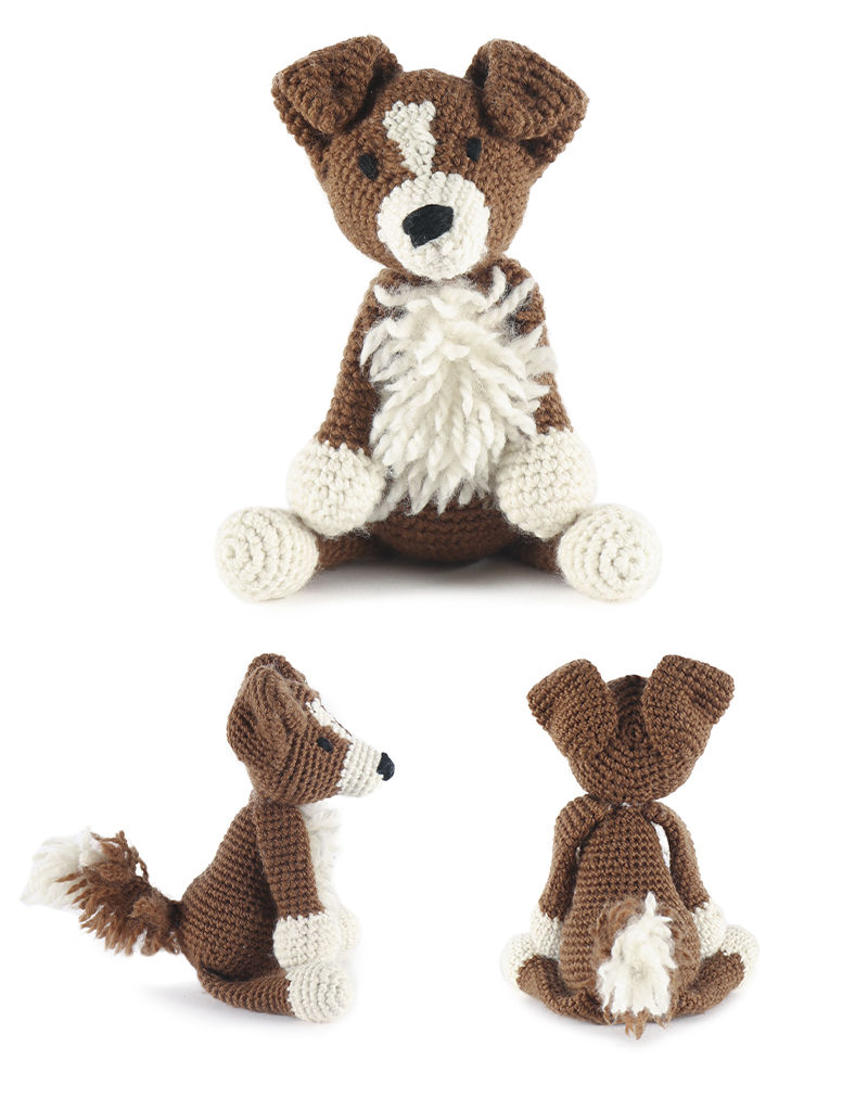 toft jed the border collie amigurumi crochet animal